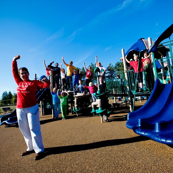Photo of a playground