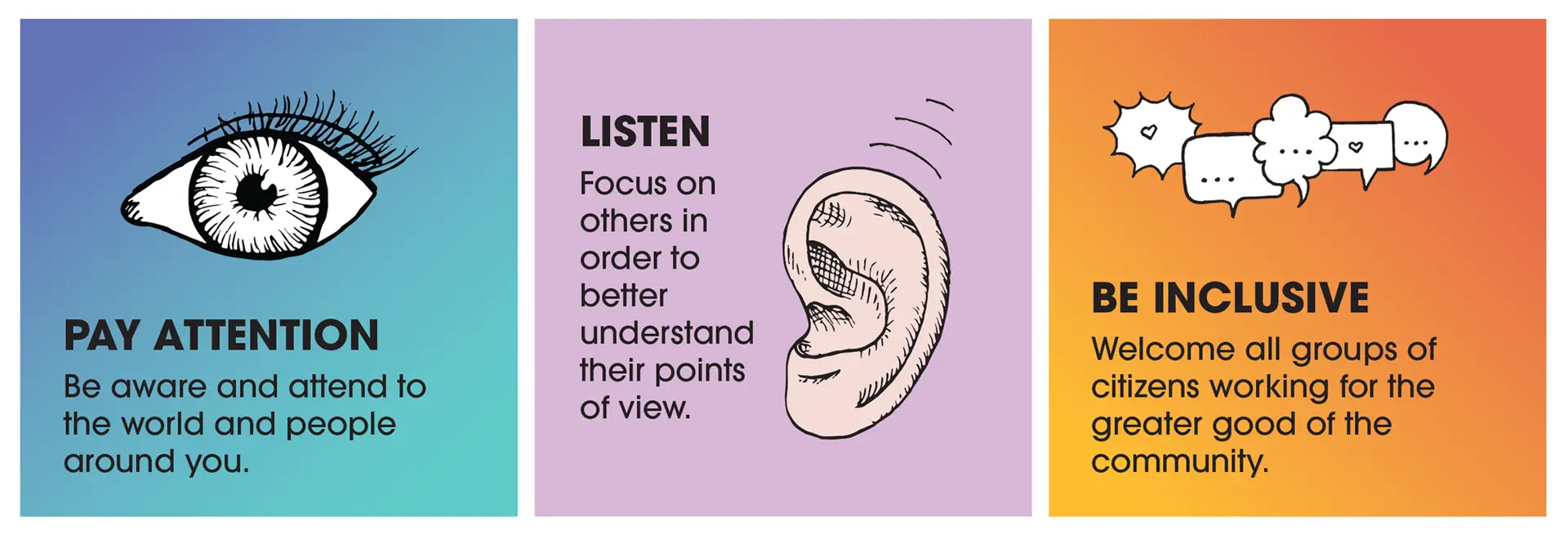 speak your peace poster clip