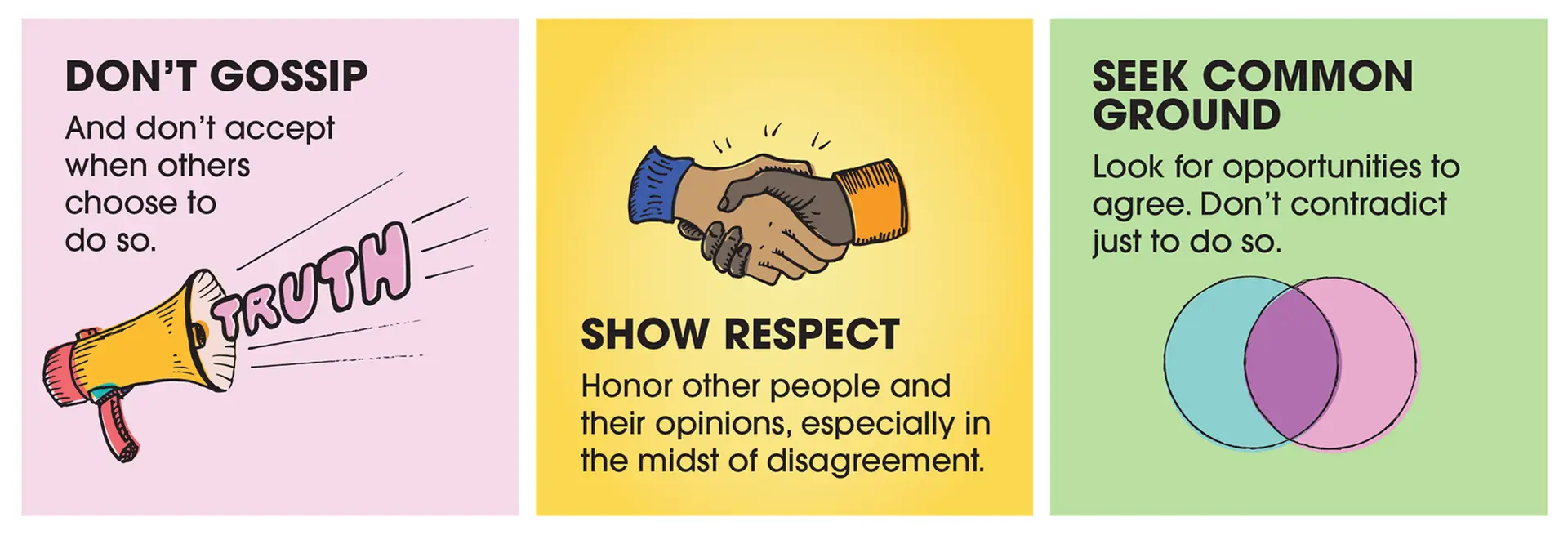 speak your peace poster clip